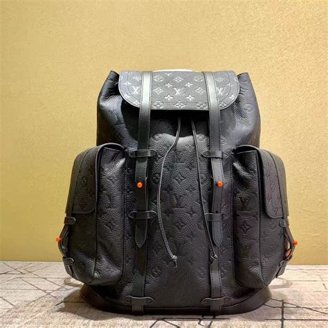 louis vuitton black backpack men.